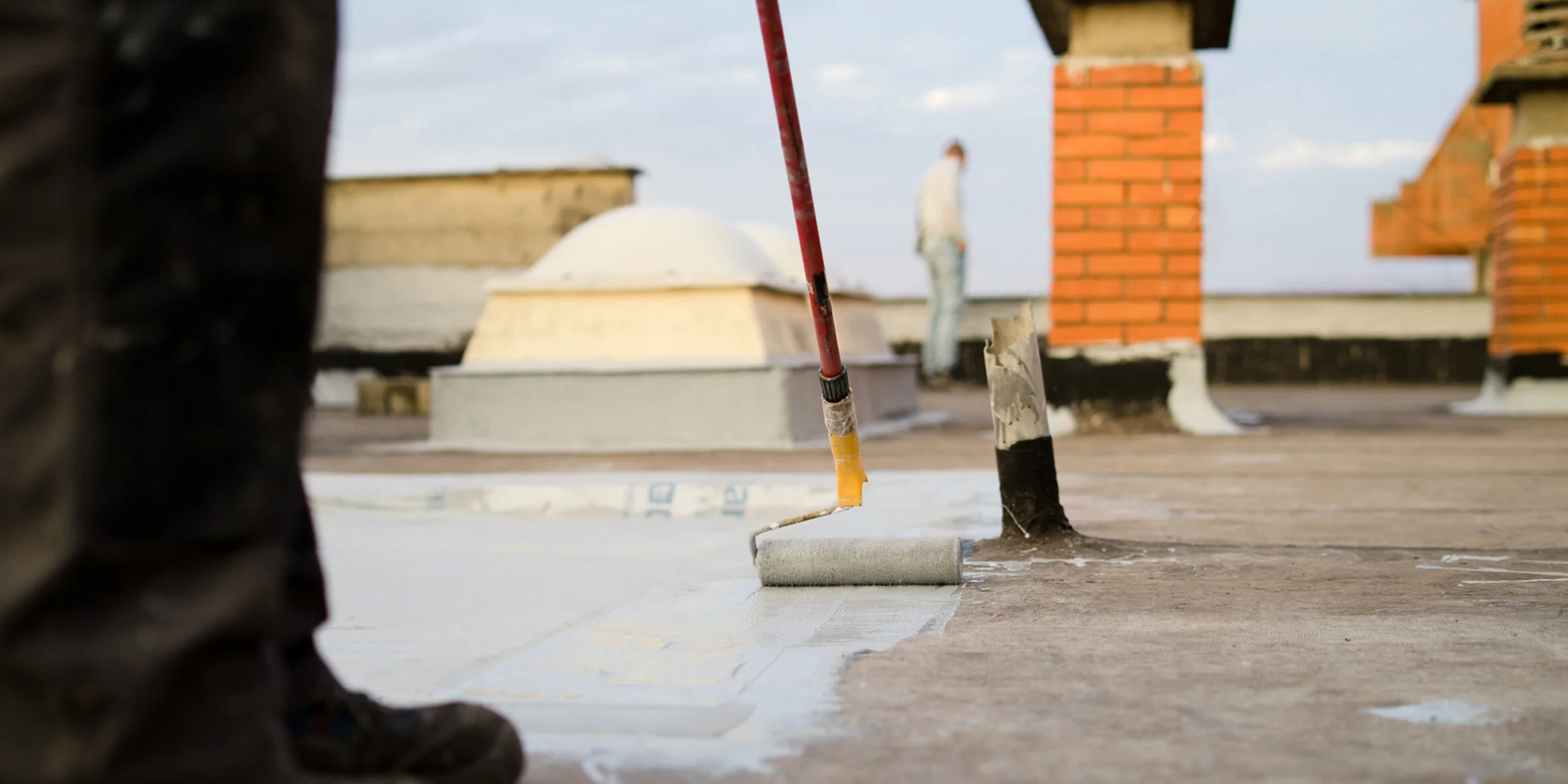 Roof waterproofing application